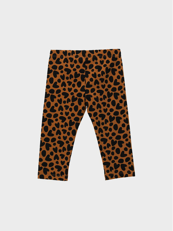 Original Marines Original Marines Legginsy DCA1466NF Brązowy Slim Fit