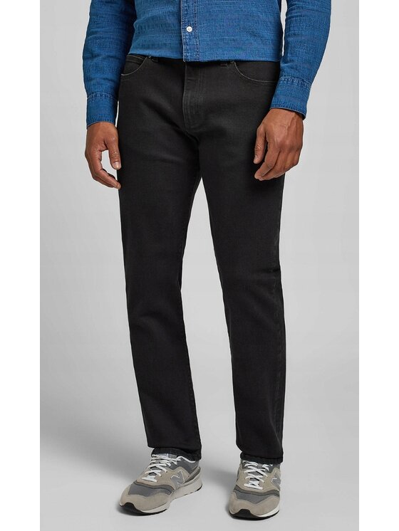 Lee Lee Jeansy Straight Fit MVP Extereme Motion Czarny Tapered Fit