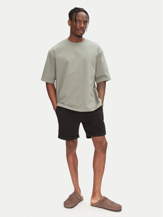Only & Sons Only & Sons Szorty materiałowe New Kodyl 22033722 Czarny Regular Fit