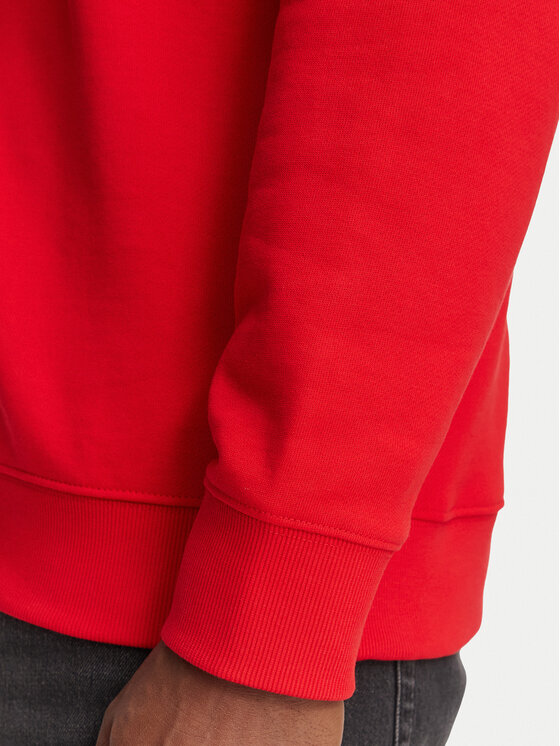 HUGO HUGO Pulóver Durty244 50525881 Piros Relaxed Fit