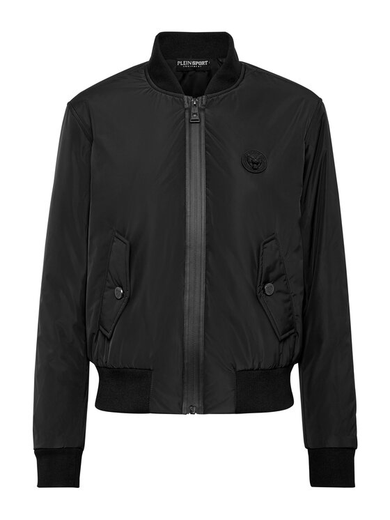 Plein Sport Plein Sport Kurtka bomber 157 Czarny Regular Fit