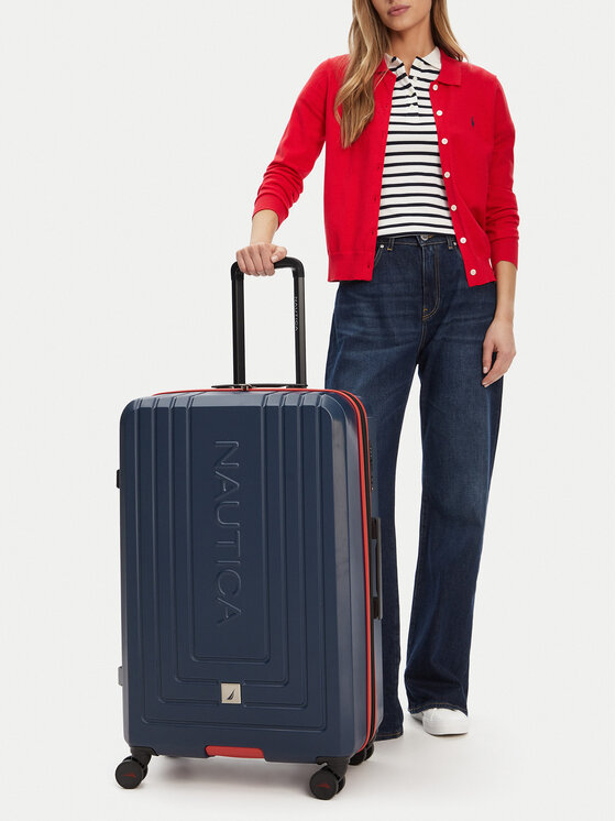 Nautica Nautica Veľký kufor NTC-KS-003-07-L Tmavomodrá