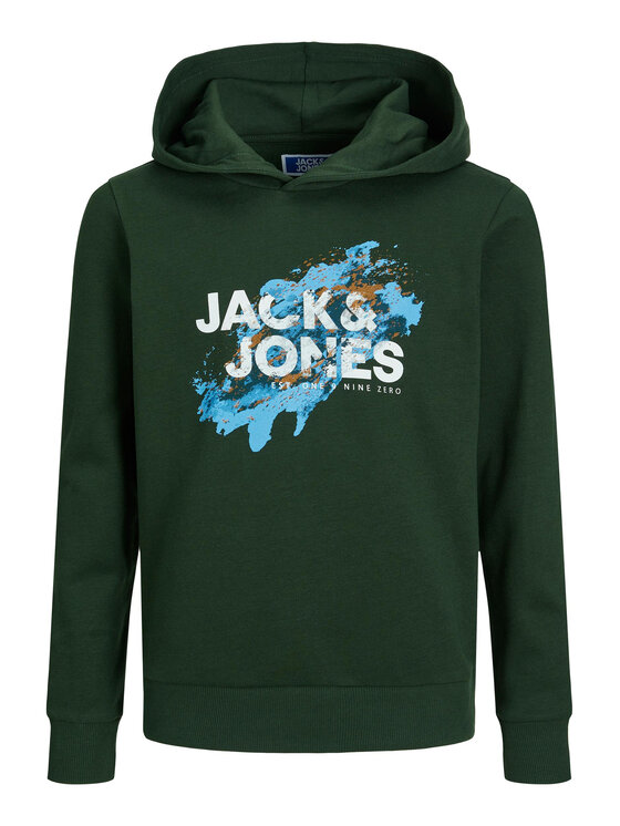 Jack & Jones Junior Jack & Jones Junior Bluza 12237210 Zielony Regular Fit