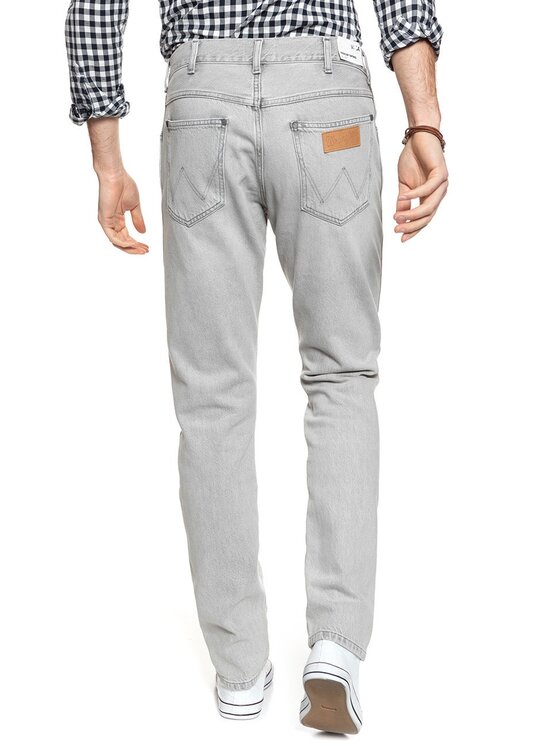 Wrangler Wrangler Jeansy SLIDER Szary Slim Fit