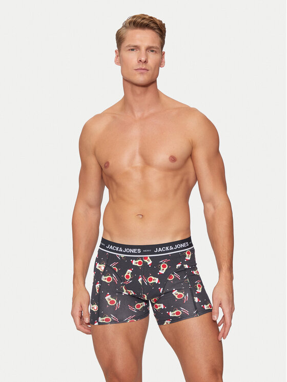 Jack&Jones Jack&Jones Set od 3 para bokserica Merry X-Mas 12266602 Šarena