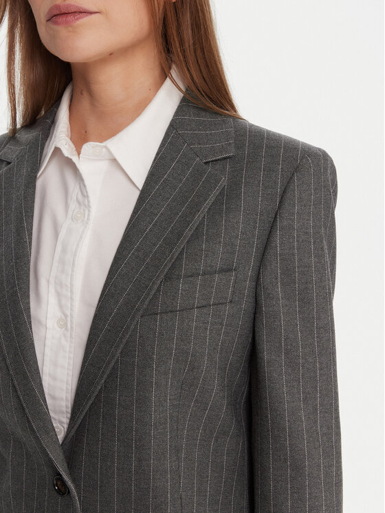 Tommy Hilfiger Tommy Hilfiger Sako WW0WW48262 Sivá Relaxed Fit