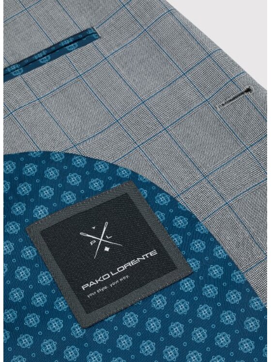 Pako Lorente Pako Lorente Garnitur P23SF-4G-025 Szary Slim Fit
