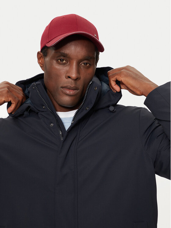 Tommy Hilfiger Parka MW0MW37369 Dunkelblau Regular Fit Modivo