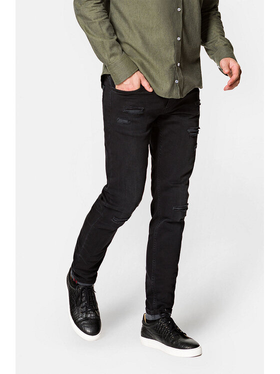 Lancerto Lancerto Jeansy Ruben SP113222000023 Czarny Slim Fit