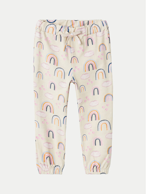 NAME IT NAME IT Долнище анцуг 13232095 Бежов Regular Fit