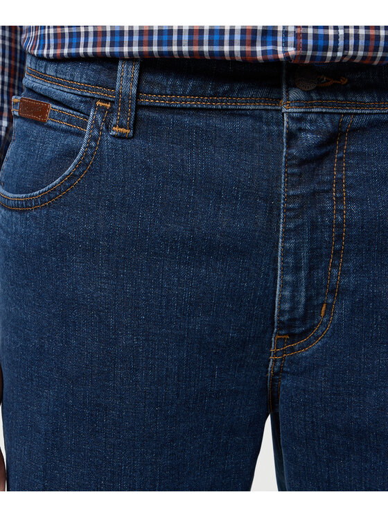 Wrangler Wrangler Jeansy 112371377 Granatowy Regular Fit
