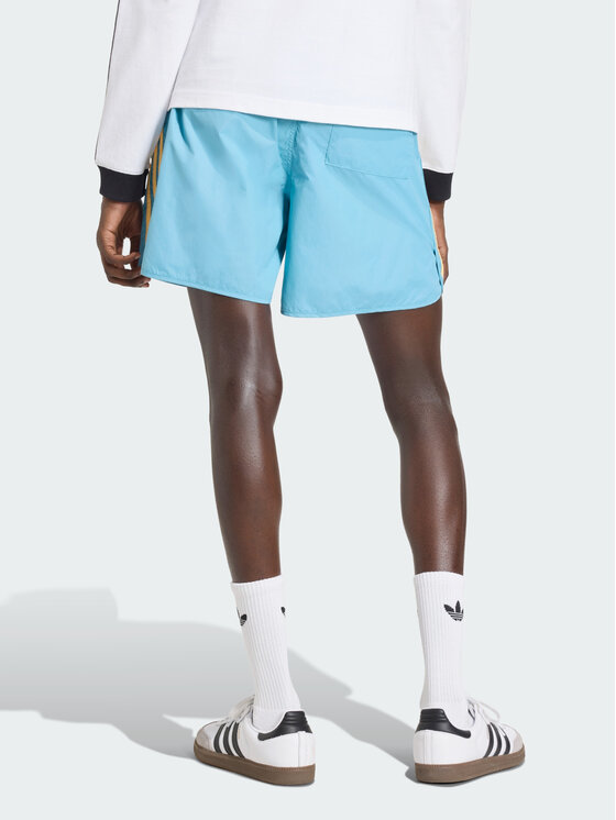 adidas adidas Szorty materiałowe 159299 Błękitny Regular Fit