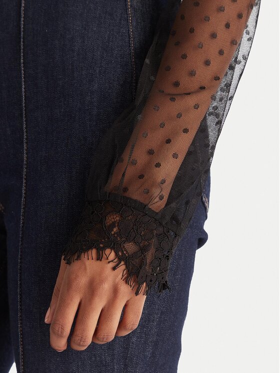 Morgan Morgan Блузка 252-TARSILA Чорний Slim Fit