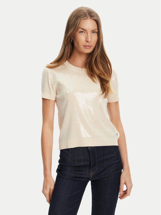 Guess Guess Пуловер W5YR21 Z3E70 Екрю Regular Fit