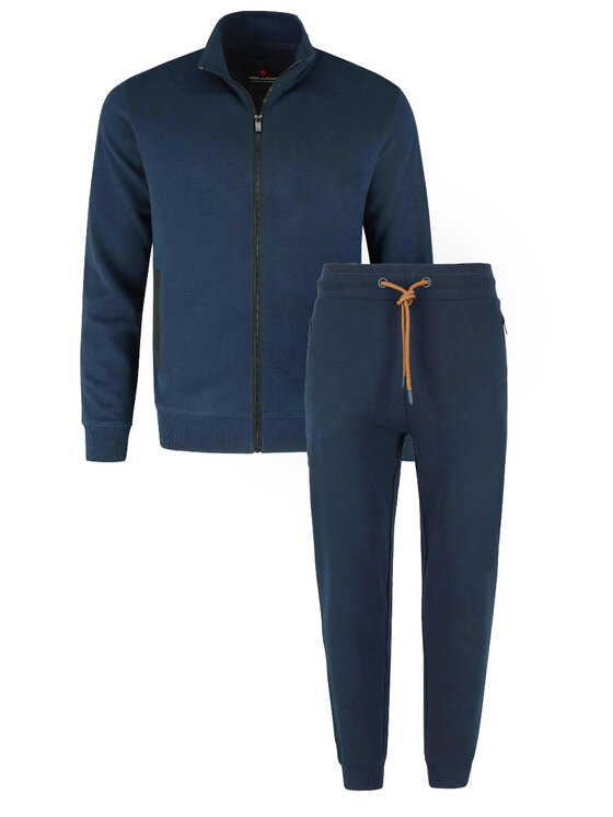 Volcano Volcano Spodnie dresowe N-SED Niebieski Regular Fit