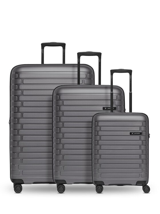 Pactastic Pactastic Komplet walizek 292588 Szary
