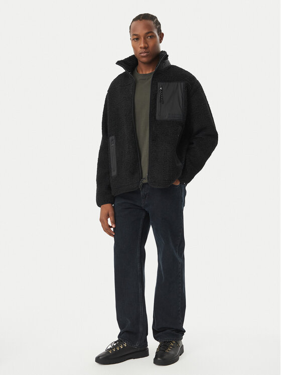 Tommy Hilfiger Tommy Hilfiger Kevad-sügis jope MW0MW40420 Must Regular Fit