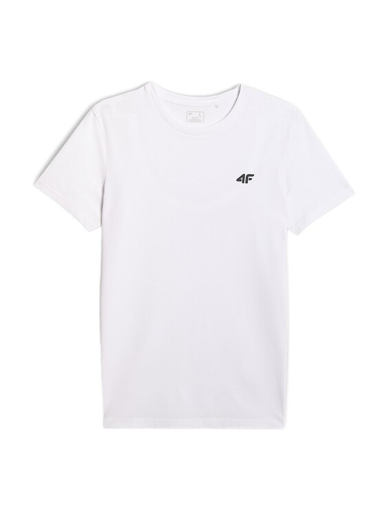 4F 4F T-Shirt NOS Biały Slim Fit