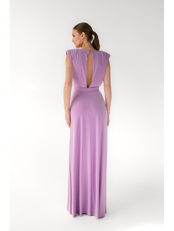 Aurora Aurora Sukienka wieczorowa Isabelle Lawenda Fioletowy Feminine Fit