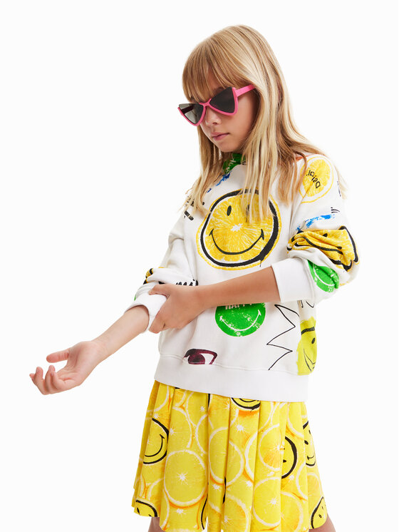 Desigual Desigual Суитшърт 23SBSK04 Бежов Regular Fit