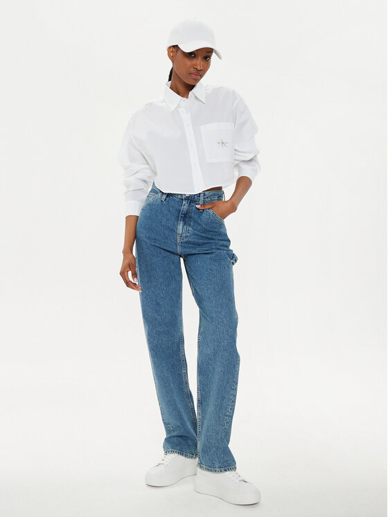 Calvin Klein Jeans Calvin Klein Jeans Τζιν J20J223718 Μπλε Straight Fit