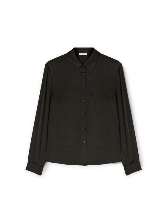 Motivi Motivi Camicia 5192Q000846N033 Nero Regular Fit