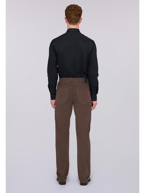 Trussardi Trussardi Pantalone da abito P701H004768N023 Marrone Regular Fit
