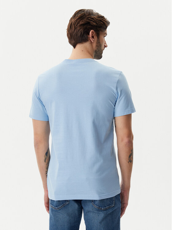 Calvin Klein Jeans Calvin Klein Jeans Majica Serif Box Graphic J30J327474 Svetlo modra Regular Fit