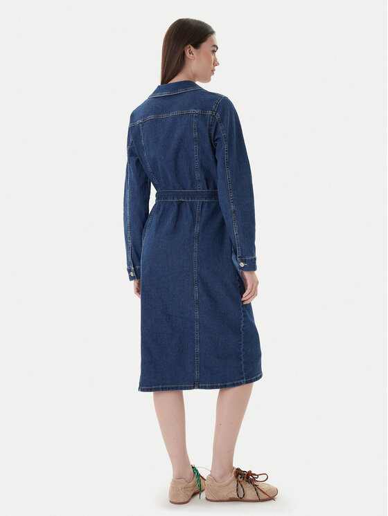 Vero Moda Vero Moda Džínové šaty Telly 10338086 Modrá Regular Fit