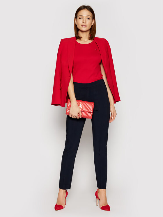Tommy Hilfiger T-shirt WW0WW27945 Rosso 