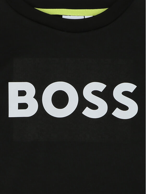 BOSS Boss Majica dugih rukava J50767 S Crna Loose Fit