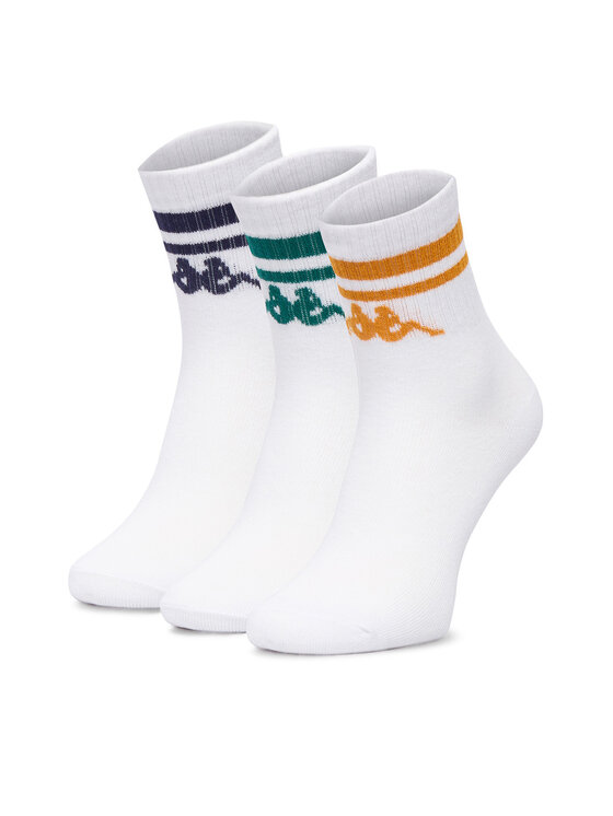 Kappa Șosete lungi CEO_KR_KAPPA_DZ005_W_AW25 Alb