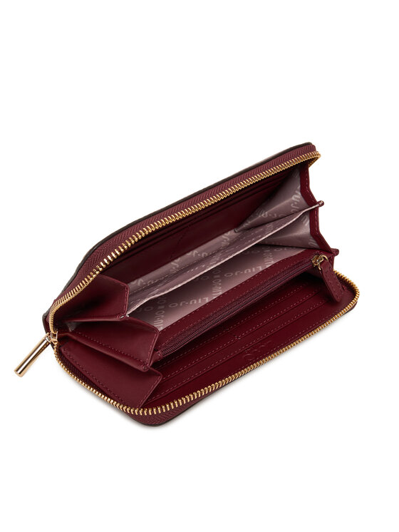 Liu Jo Liu Jo Liels sieviešu maks Ecs Xl Zip Around AF5170 E0027 Bordo