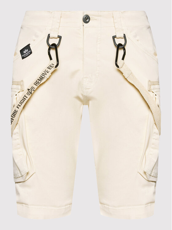 Alpha Industries Alpha Industries Szorty materiałowe Utility 116213 Beżowy Regular Fit