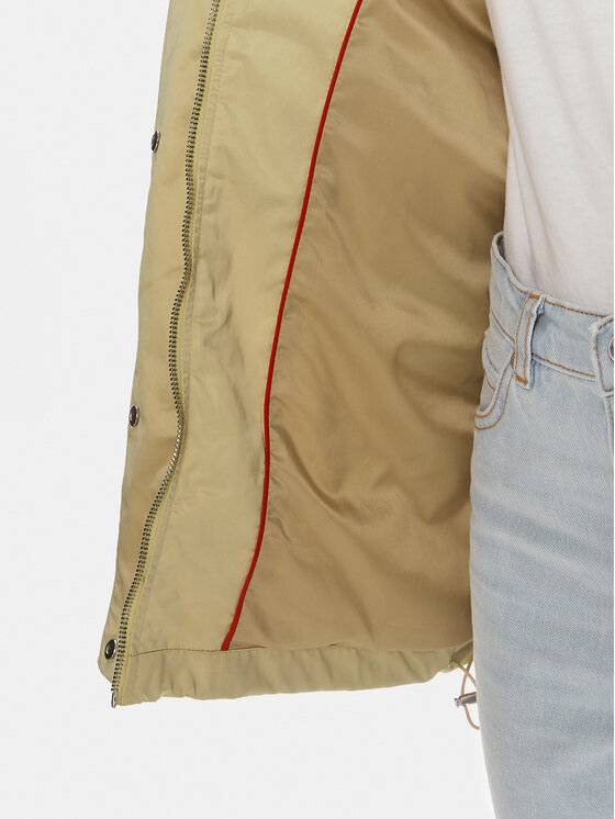 HUGO Hugo Giacca a vento Fahanna-1 50510405 Beige Relaxed Fit