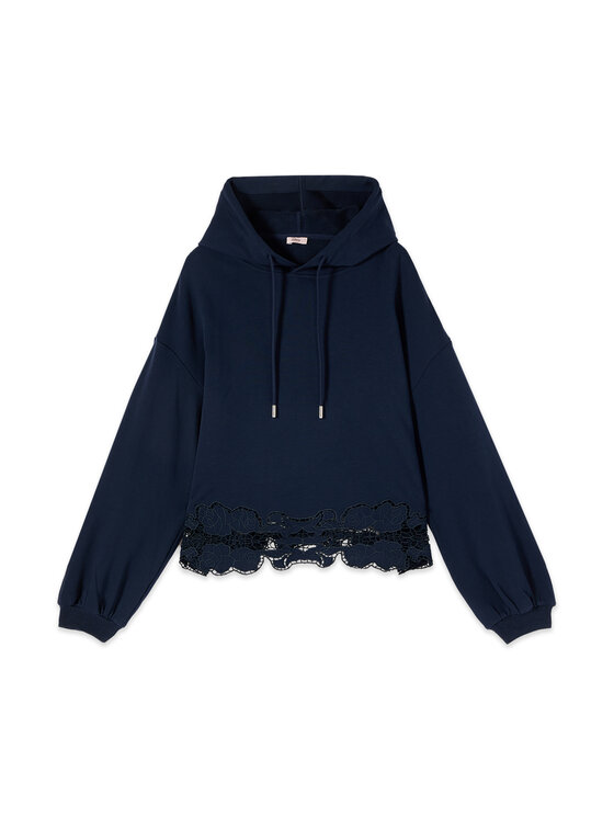 Oltre Oltre Felpa G833J004567N034 Blu Over Fit