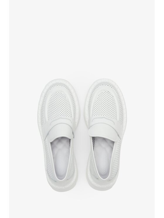 Estro Estro Μοκασίνια ER00112849 Λευκό