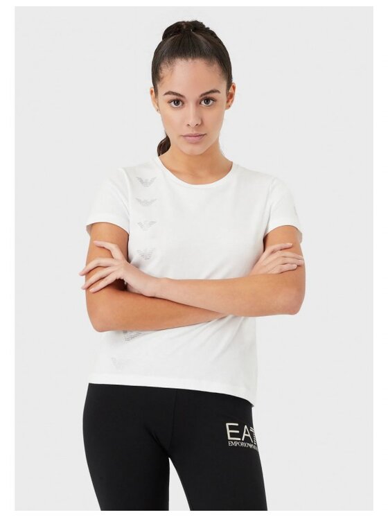 Emporio Armani Emporio Armani T-Shirt 3LTT12 TJFJZ 1100 Bílá Slim Fit