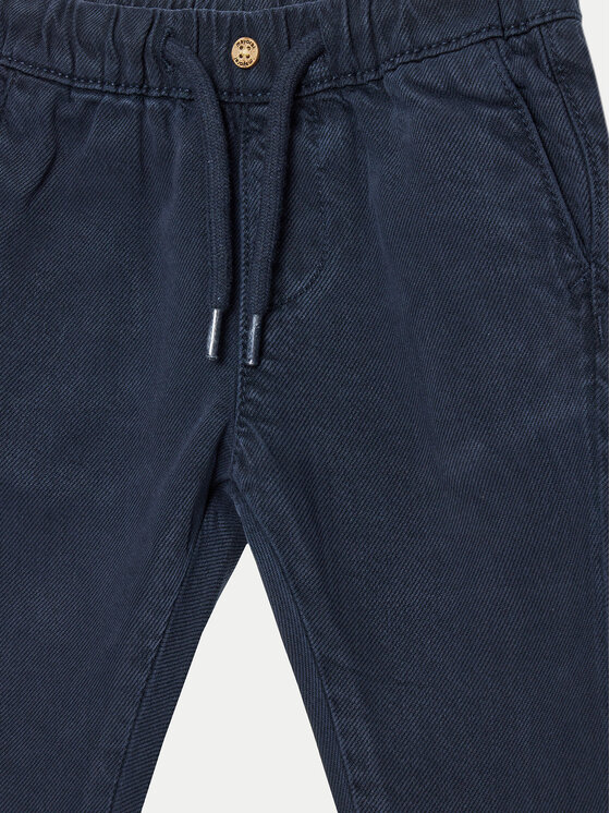 Mayoral Mayoral Completo camicia e pantaloni di tessuto 2545 Blu scuro Regular Fit