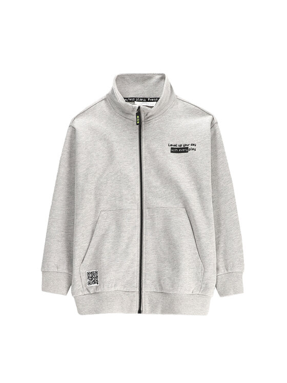 Coccodrillo Coccodrillo Bluză WC5132201GBJ Gri Regular Fit