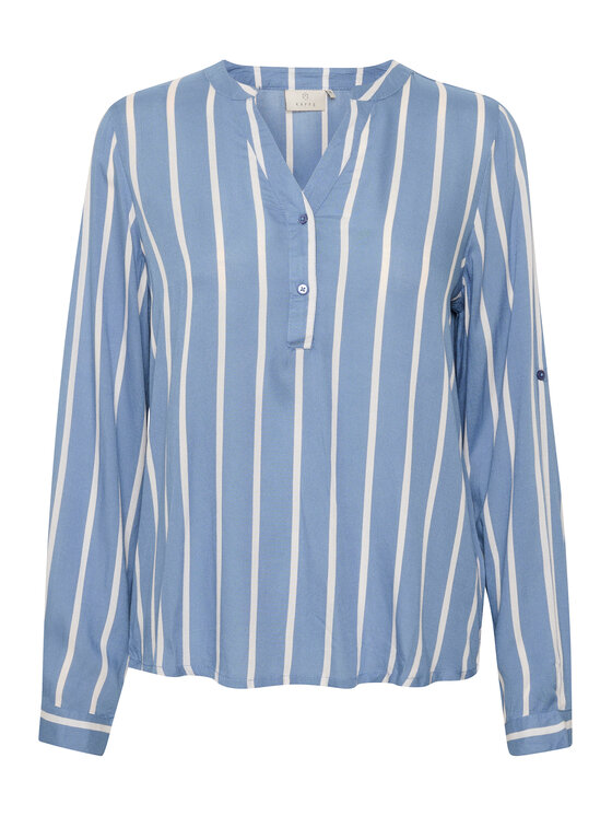 Kaffe Kaffe Bluse Stridy 10504279 Blau Regular Fit