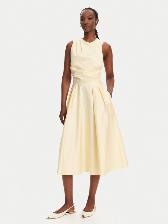 Elisabetta Franchi Elisabetta Franchi Rochie cocktail ABT5252E2 DC7 Galben Regular Fit
