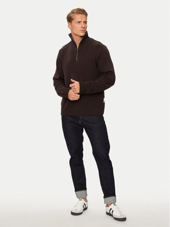 Jack&Jones Jack&Jones Džemper Frederiksberg 12262055 Smeđa Loose Fit