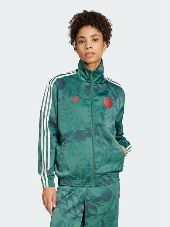 adidas adidas Wiatrówka 153133 Zielony Loose Fit