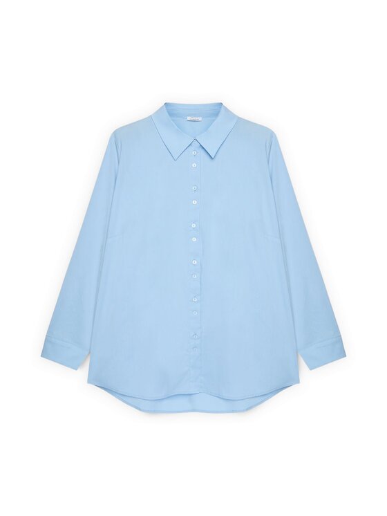 Fiorella Rubino Fiorella Rubino Camicia 5027T001431N004 Turchese A-Line Fit