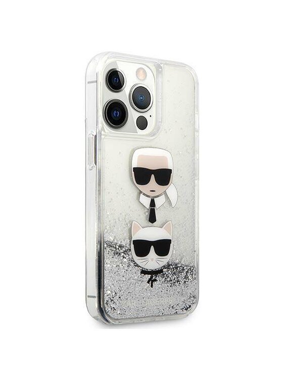KARL LAGERFELD KARL LAGERFELD Etui na telefon Liquid Glitter Gatsby Czarny