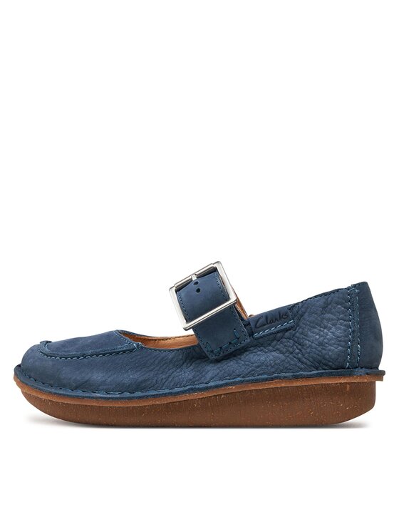 Clarks Clarks Pusbačiai Funny Bar 26176443 Mėlyna