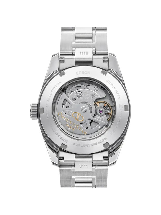 Orient Star Orient Star Zegarek RE-AU0107E00B Srebrny