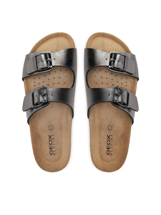 Geox Geox Şlapi D Brionia D35LSL 000BN C1357 Gri
