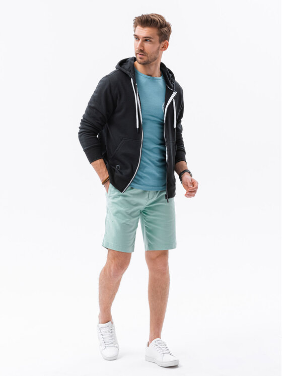Ombre Ombre Mikina B977 Černá Regular Fit